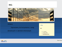 Tablet Screenshot of nsg.com.pl